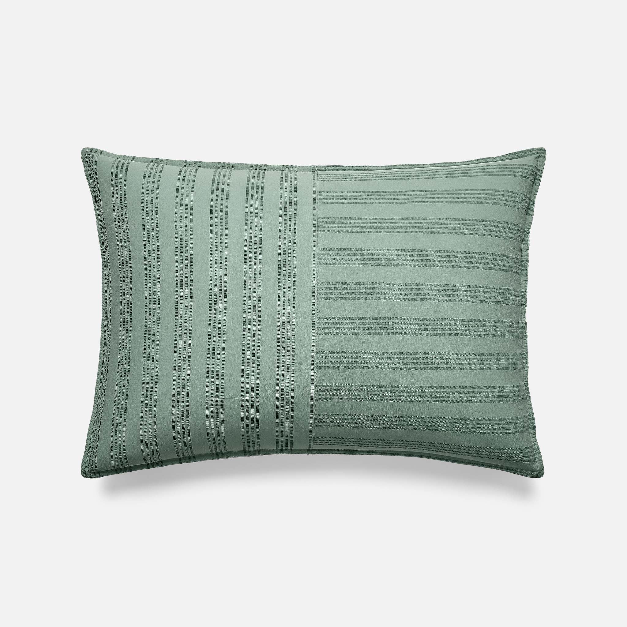 Seersucker Classic Percale Sham Set