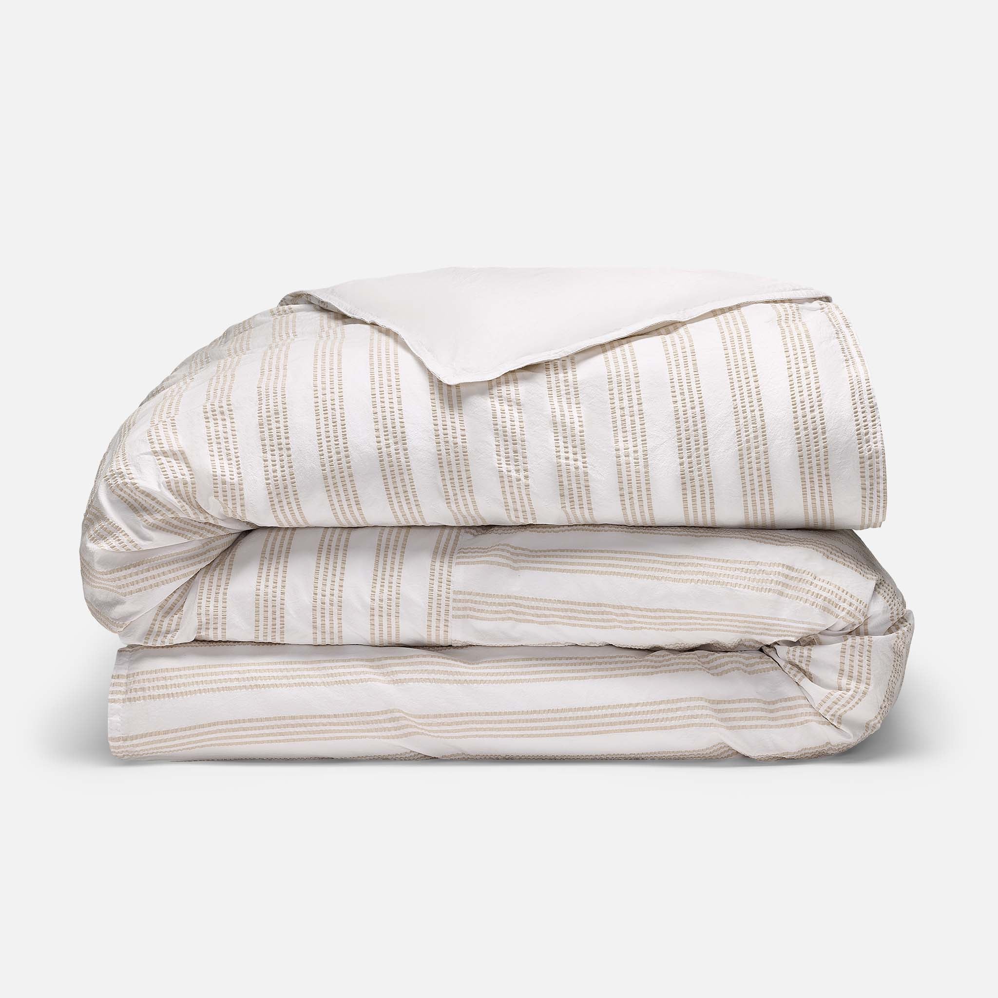 Seersucker Classic Percale Duvet Cover
