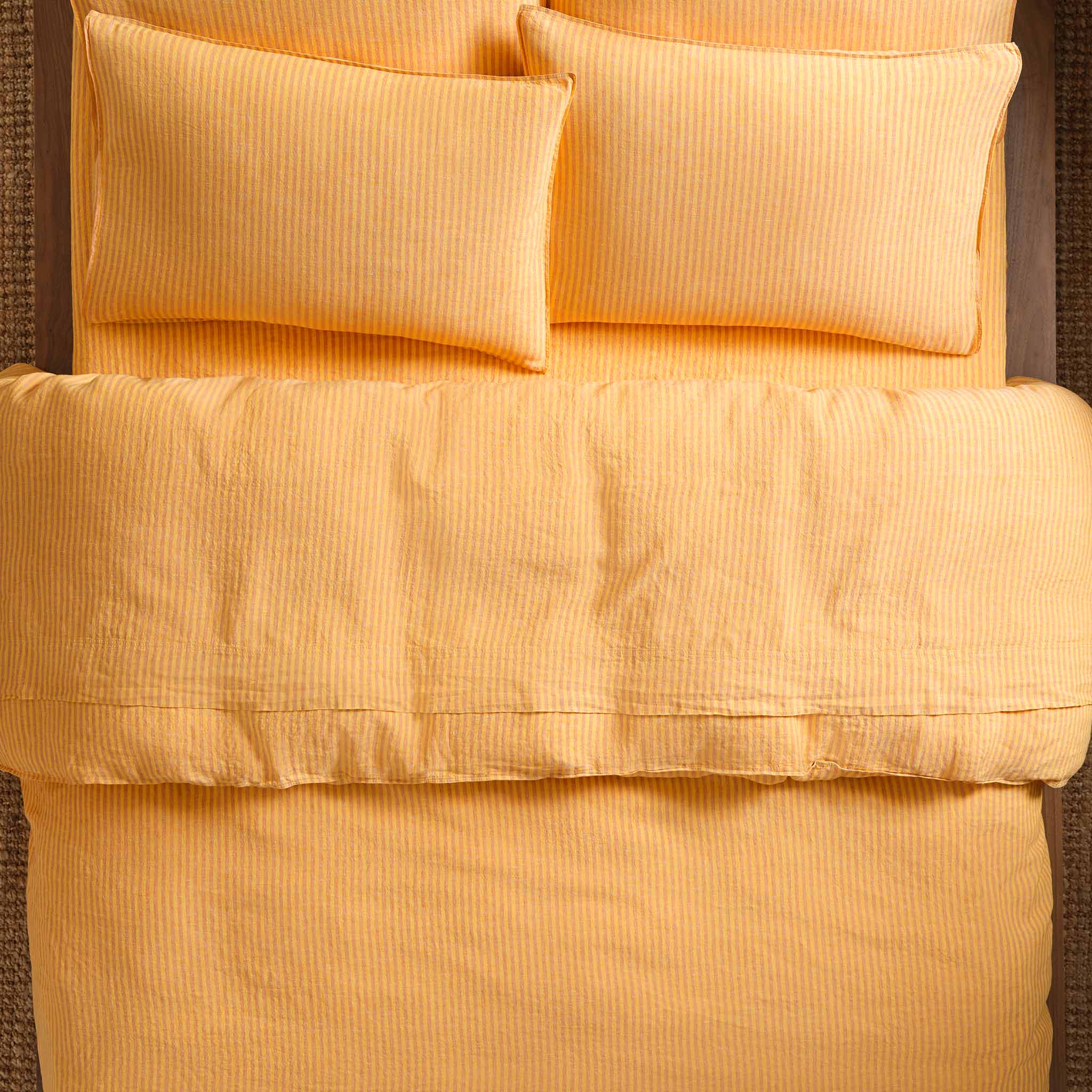 Washed European Linen Duvet Set
