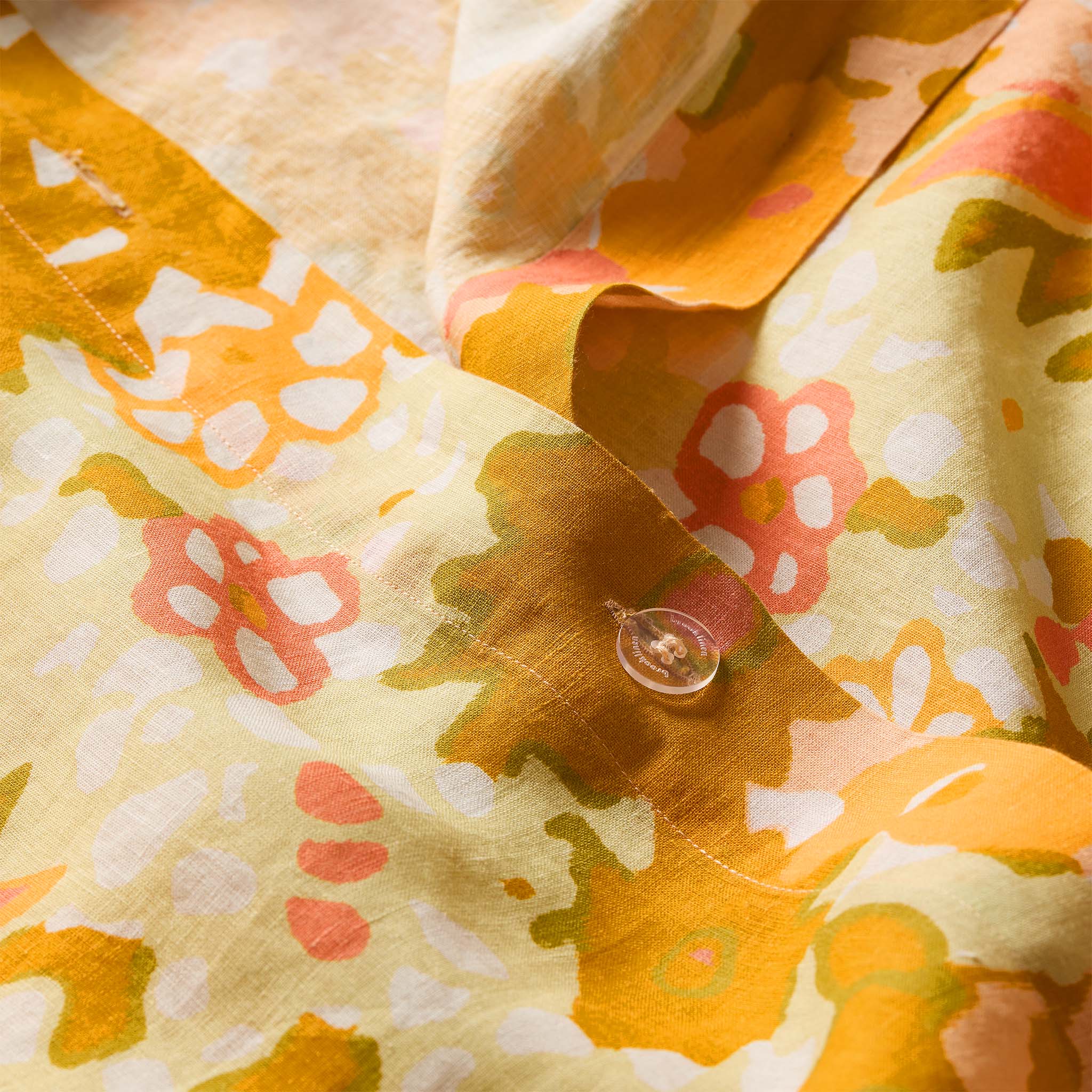 Washed European Linen Duvet Set