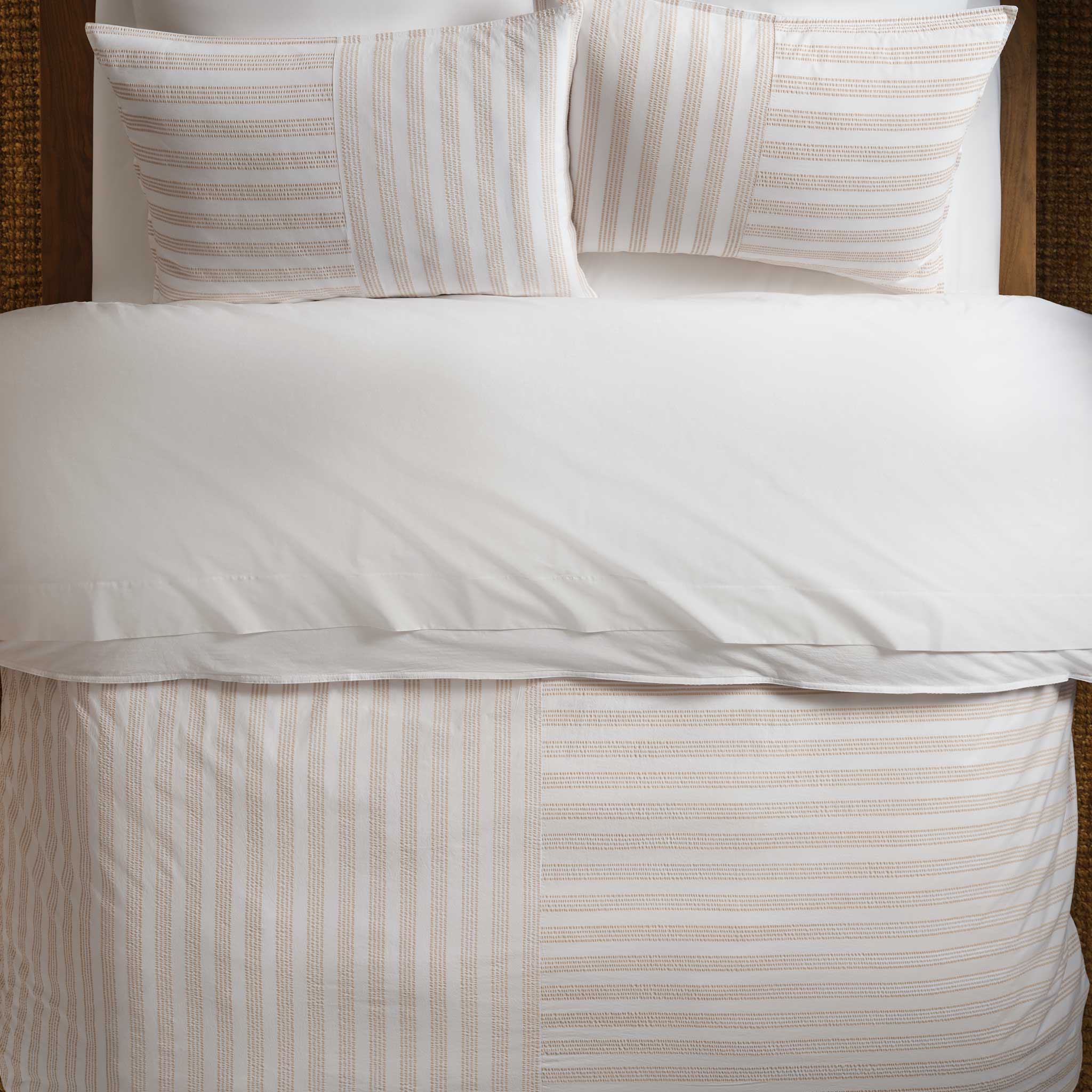 Seersucker Classic Percale Sham Set
