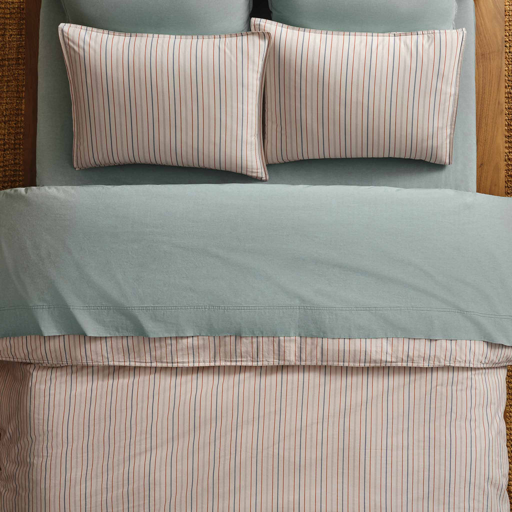 Washed Classic Percale Duvet Cover