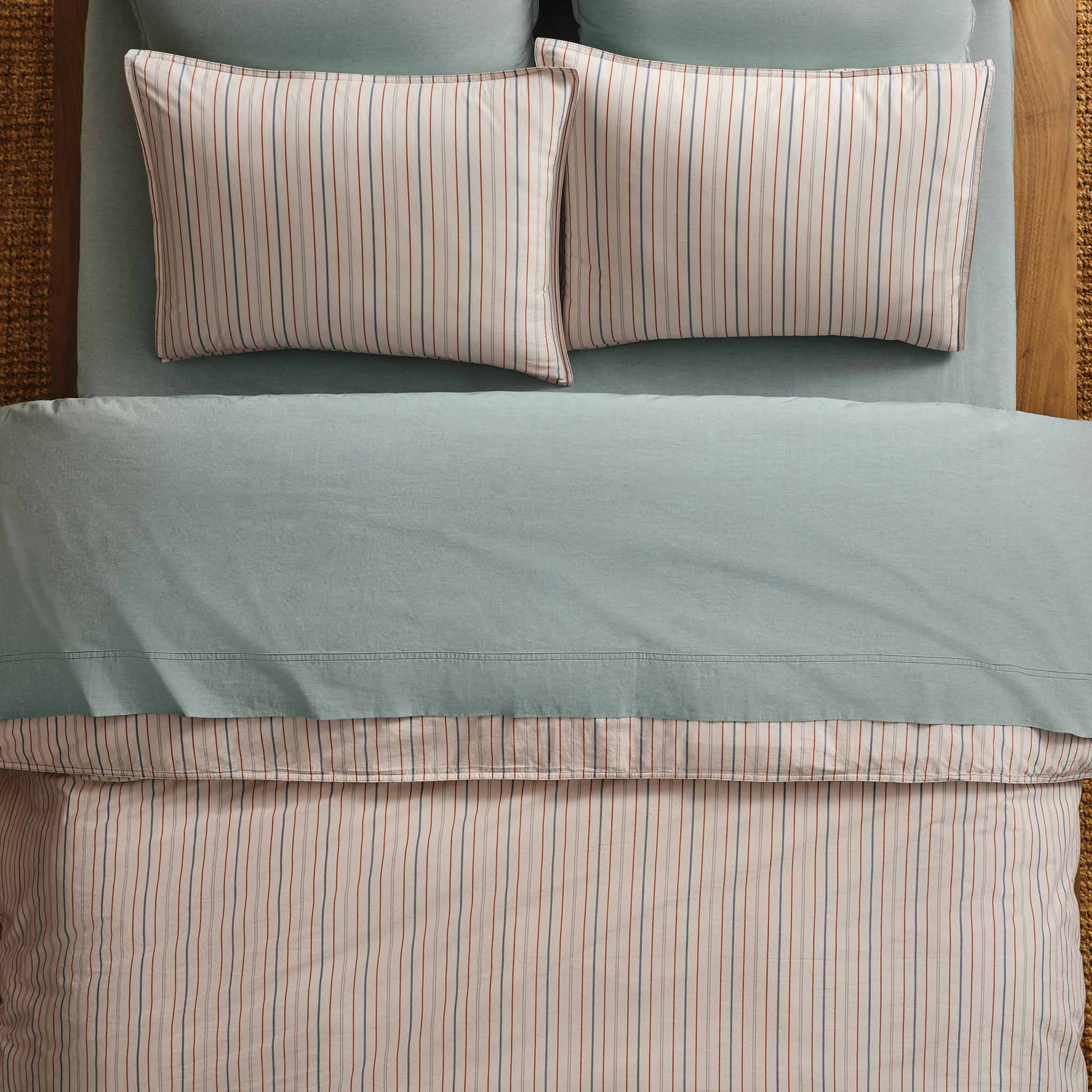 Washed Classic Percale Duvet Cover
