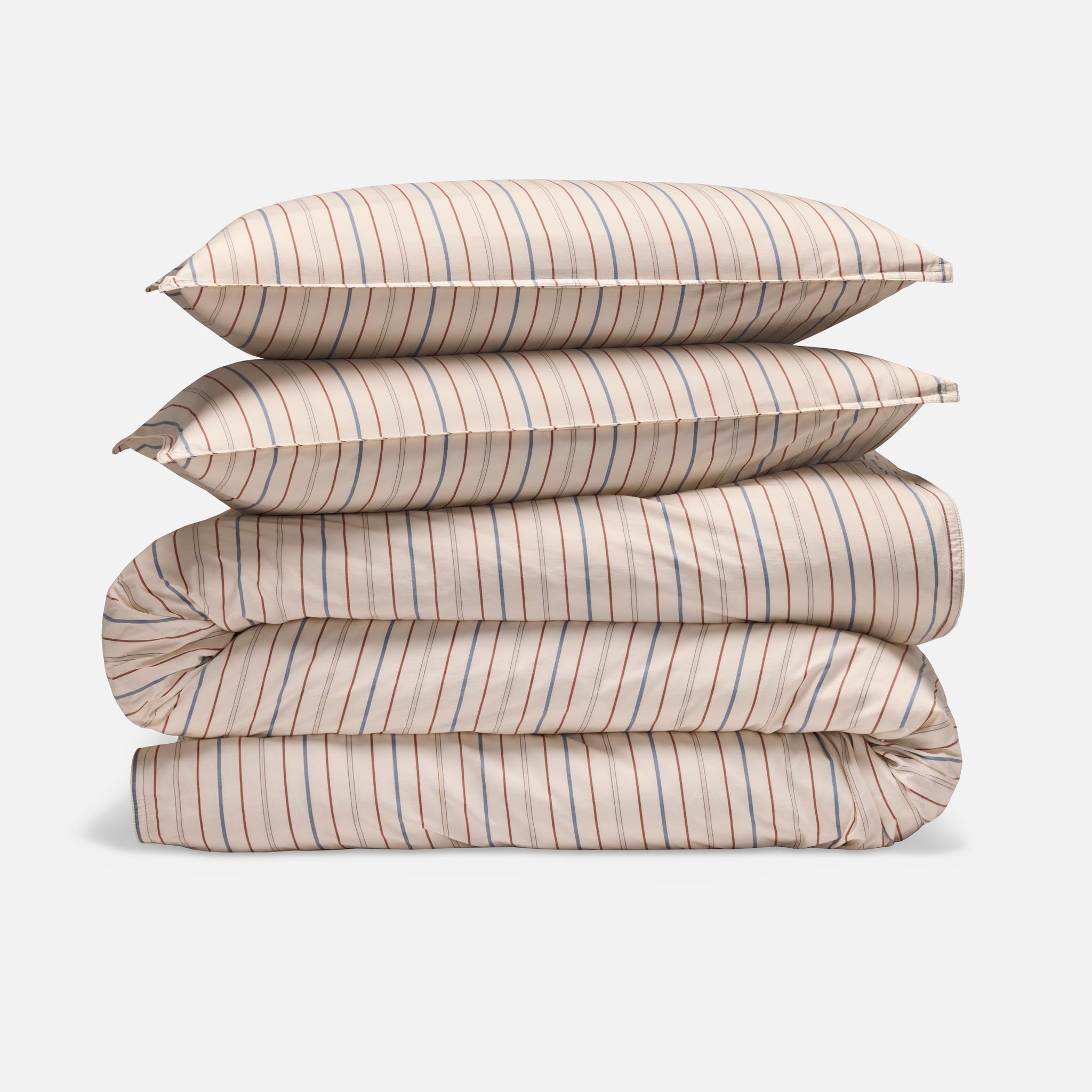 Washed Classic Percale Duvet Set