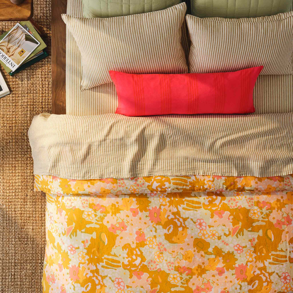 Washed European Linen Core Sheet Set