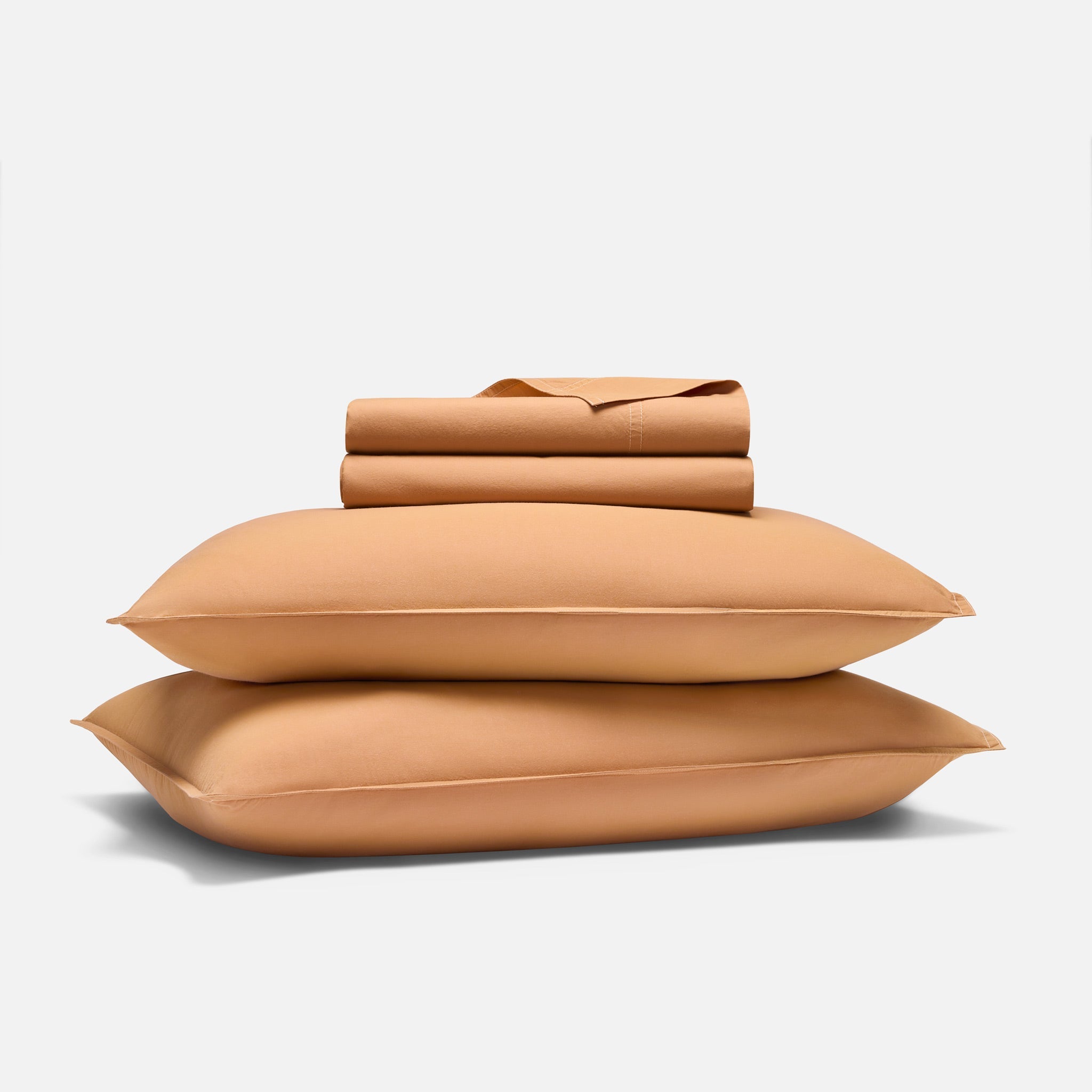 Set of 2 Washed Classic Percale Core Sheet Set Bundle