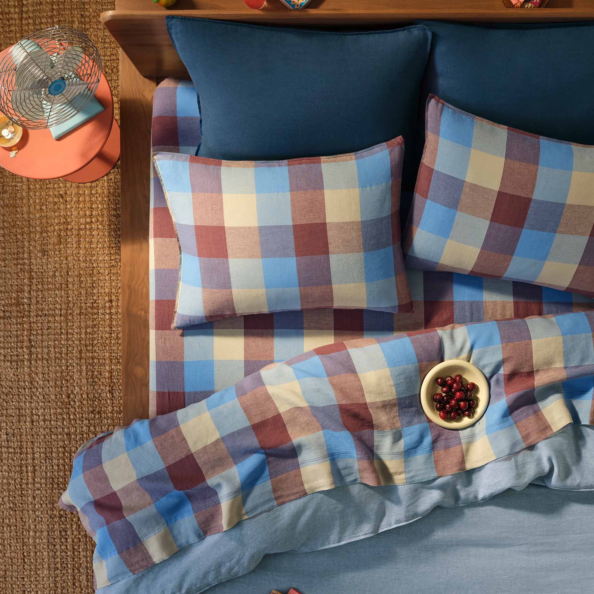 Washed European Linen Core Sheet Set