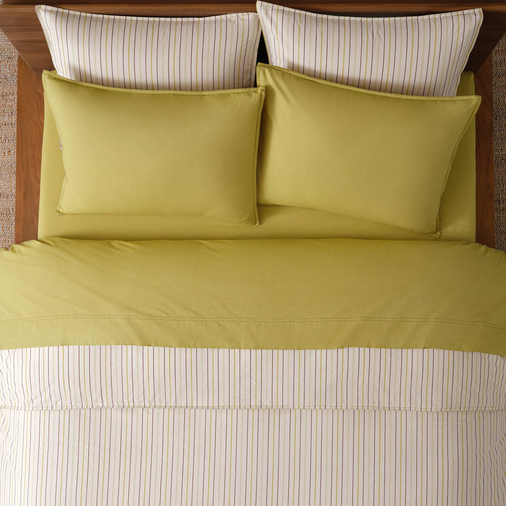 Washed Classic Percale Duvet Set