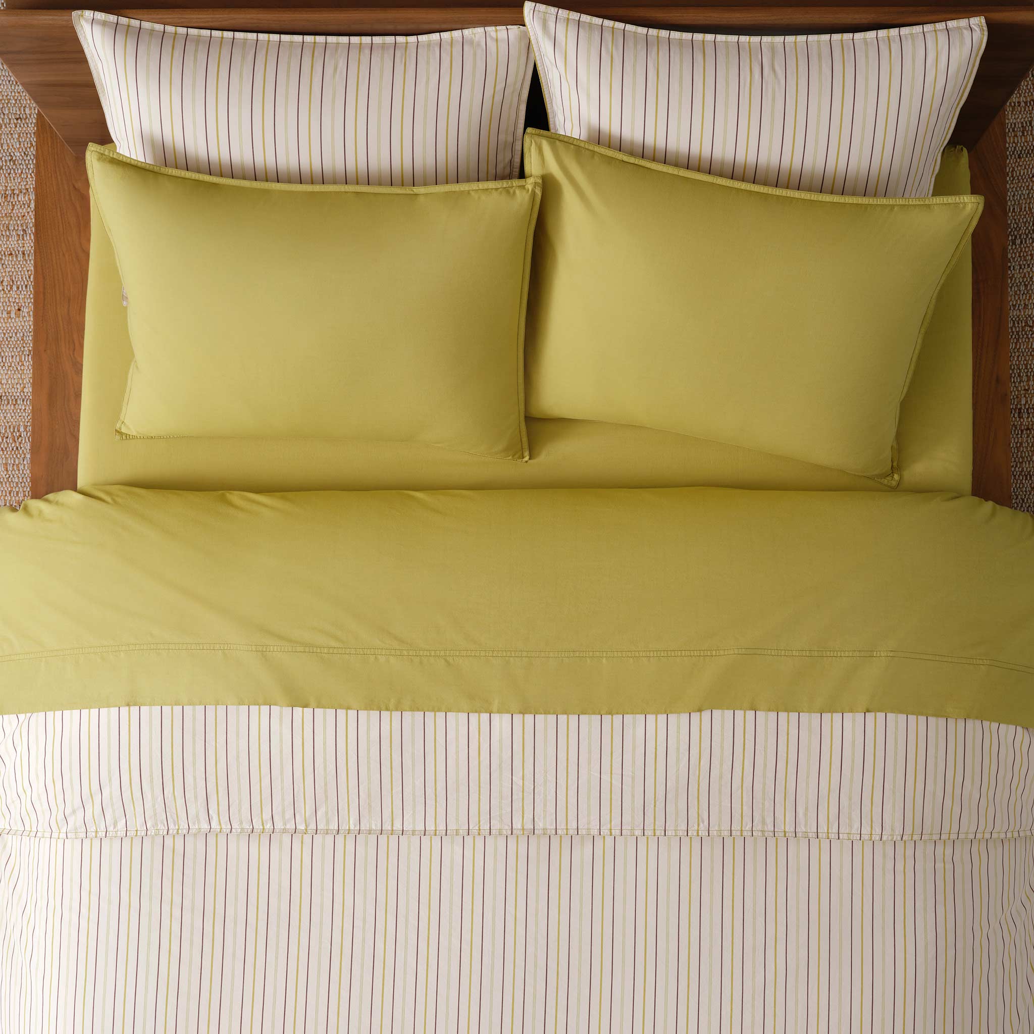Washed Classic Percale Duvet Set