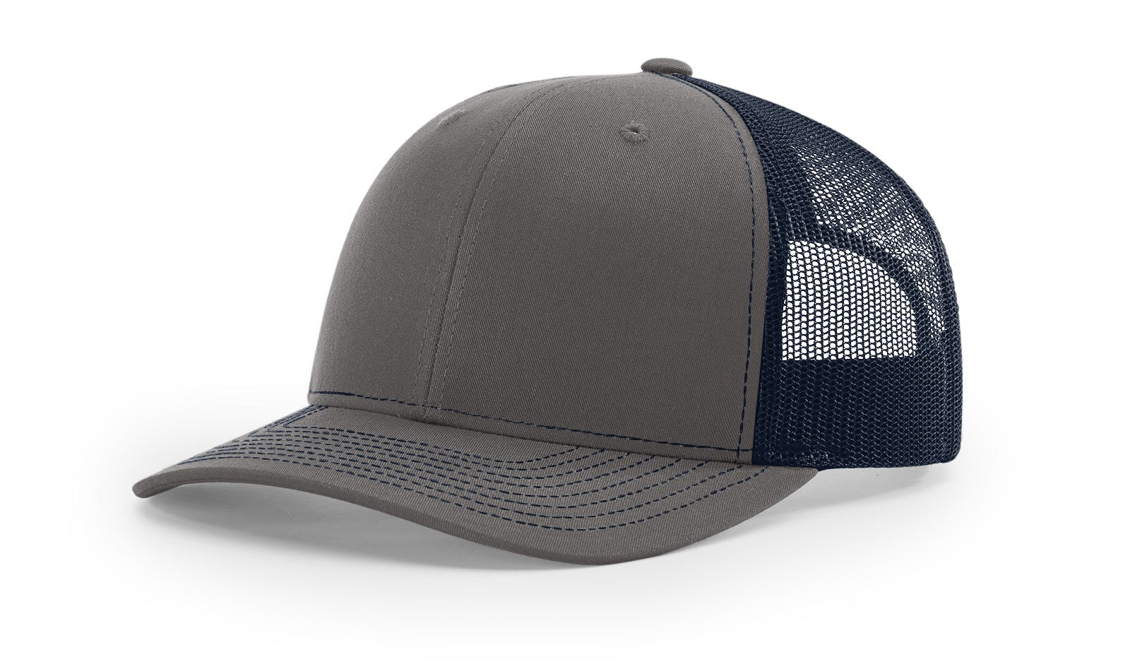 Richardson 112 Trucker Cap Split Hats Split Colors Two Colors - Blank