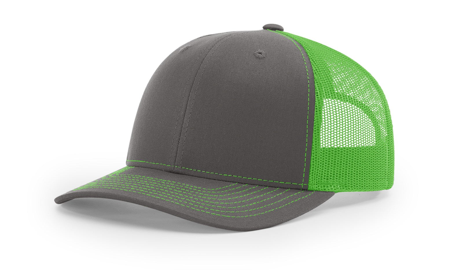 Richardson 112 Trucker Cap Split Hats Split Colors Two Colors - Blank