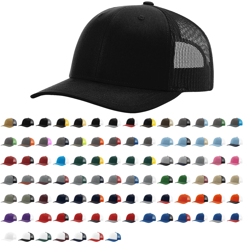 Richardson 112 Trucker Hat Snapback Cap - Blank