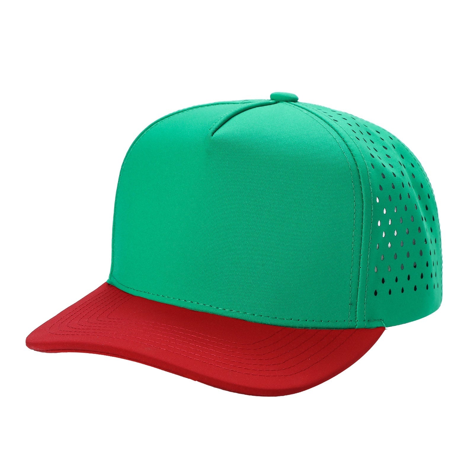 Unbranded 5 Panel Perforated Laser Mesh Hat Waterproof Cap