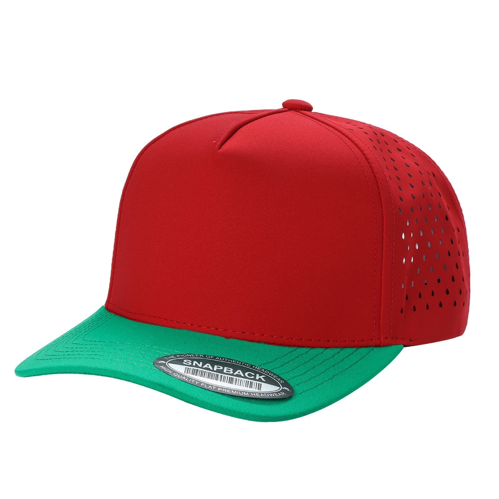 Unbranded 5 Panel Perforated Laser Mesh Hat Waterproof Cap