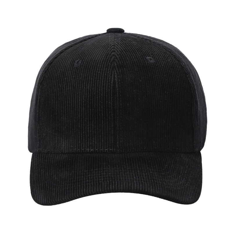 Unbranded Corduroy Baseball Cap with Buckle Closure