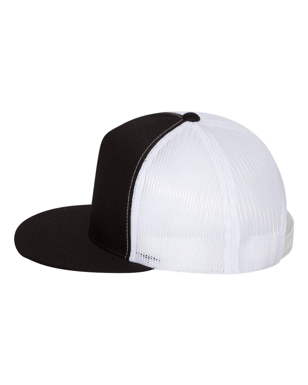 YP Classics, Yupoong 6006 Flat Bill Trucker Cap - Blank