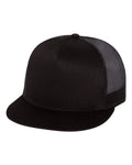 YP Classics, Yupoong 6006 Flat Bill Trucker Cap - Blank
