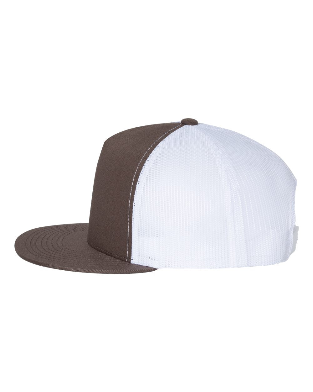 YP Classics, Yupoong 6006 Flat Bill Trucker Cap - Blank