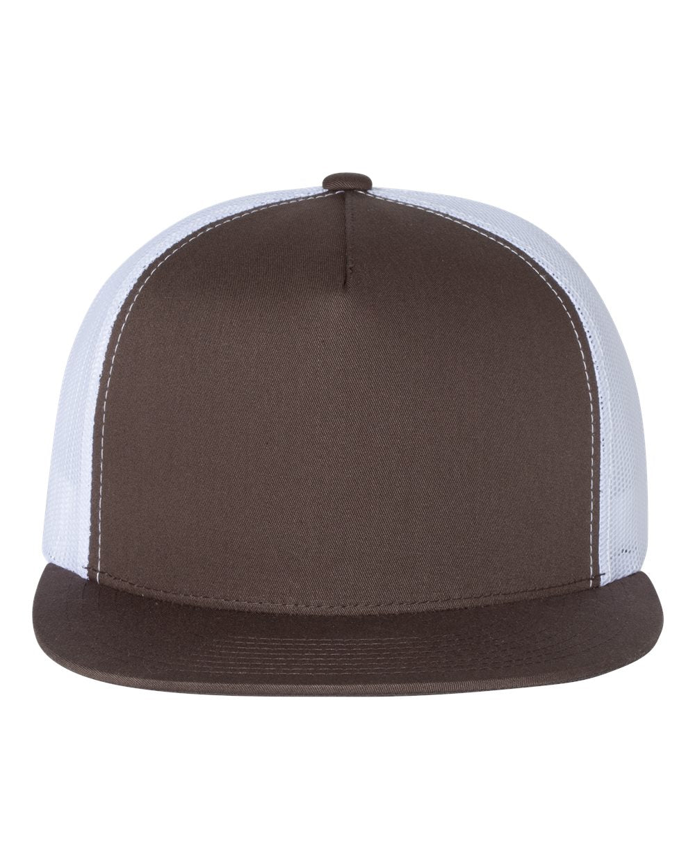 YP Classics, Yupoong 6006 Flat Bill Trucker Cap - Blank