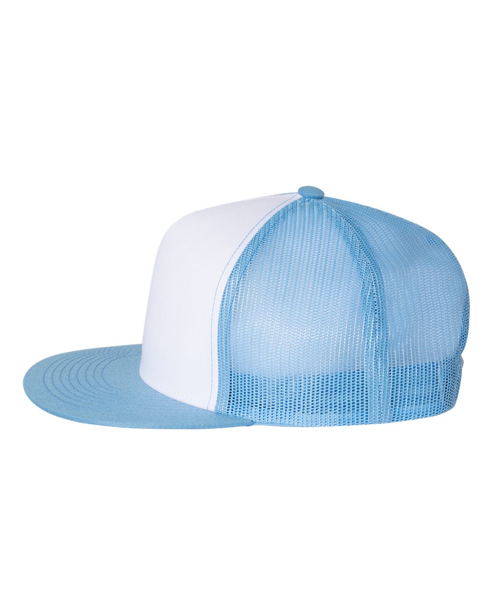 YP Classics, Yupoong 6006 Flat Bill Trucker Cap - Blank