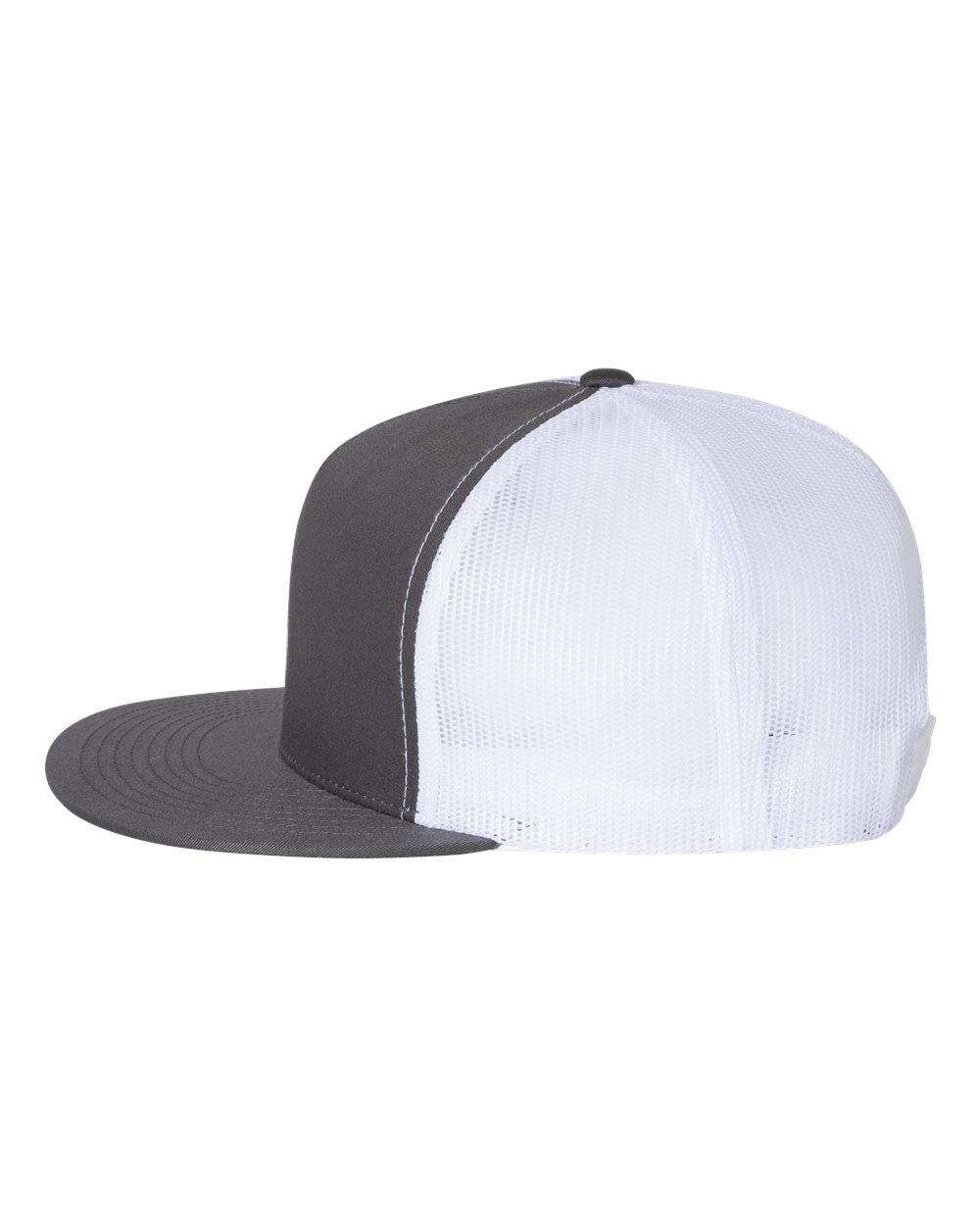 YP Classics, Yupoong 6006 Flat Bill Trucker Cap - Blank
