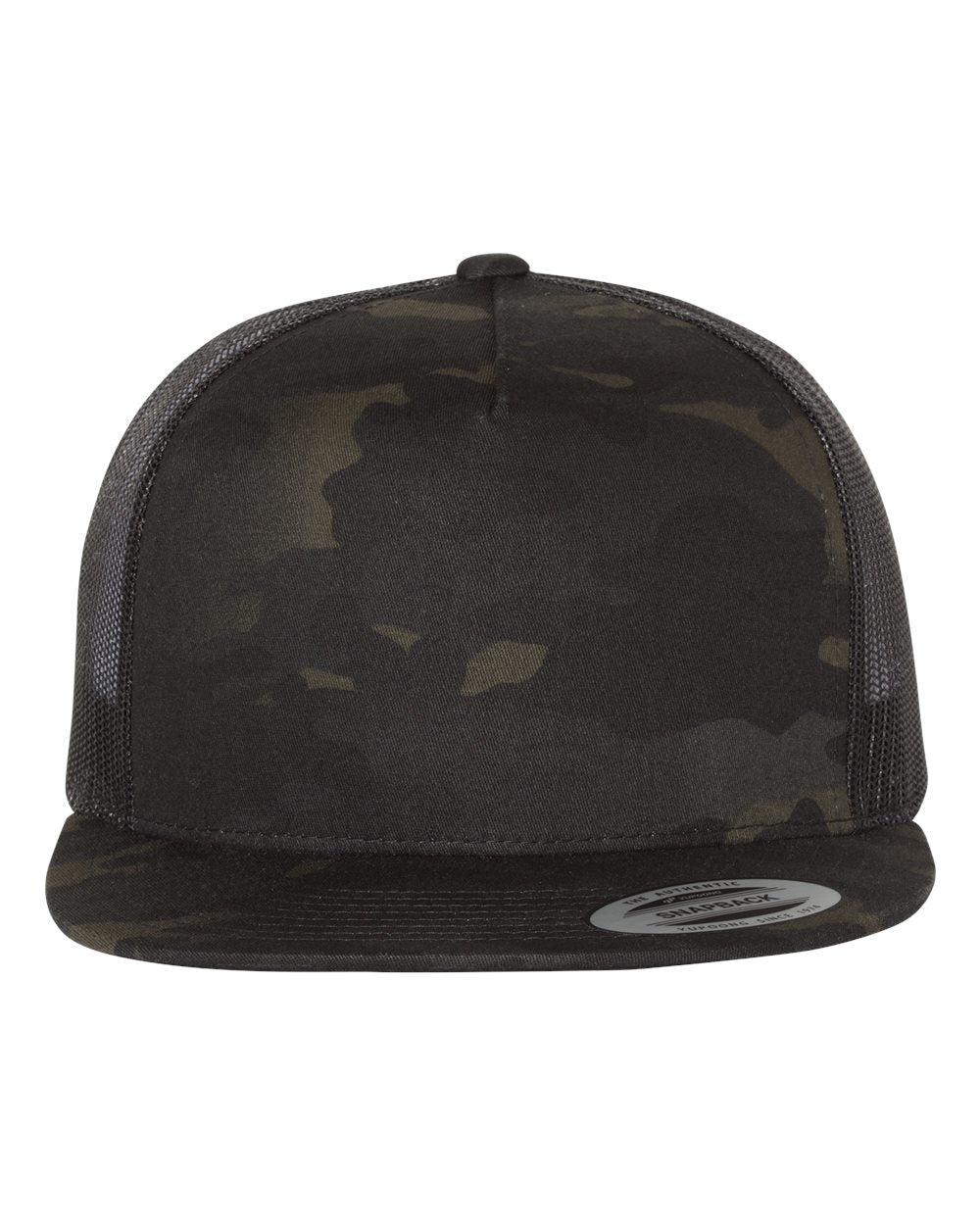 YP Classics, Yupoong 6006 Flat Bill Trucker Cap - Blank