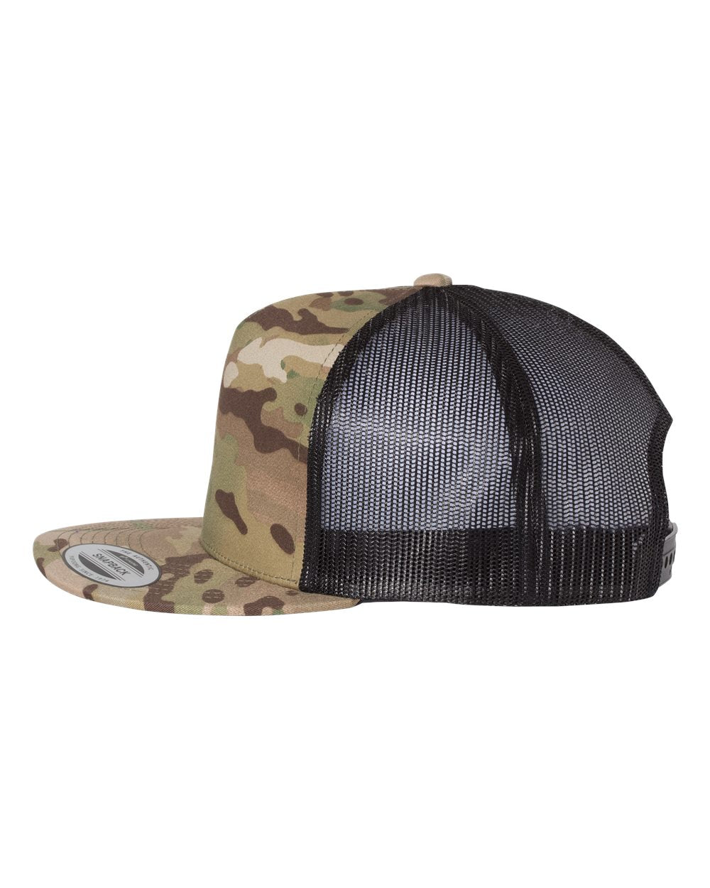 YP Classics, Yupoong 6006 Flat Bill Trucker Cap - Blank