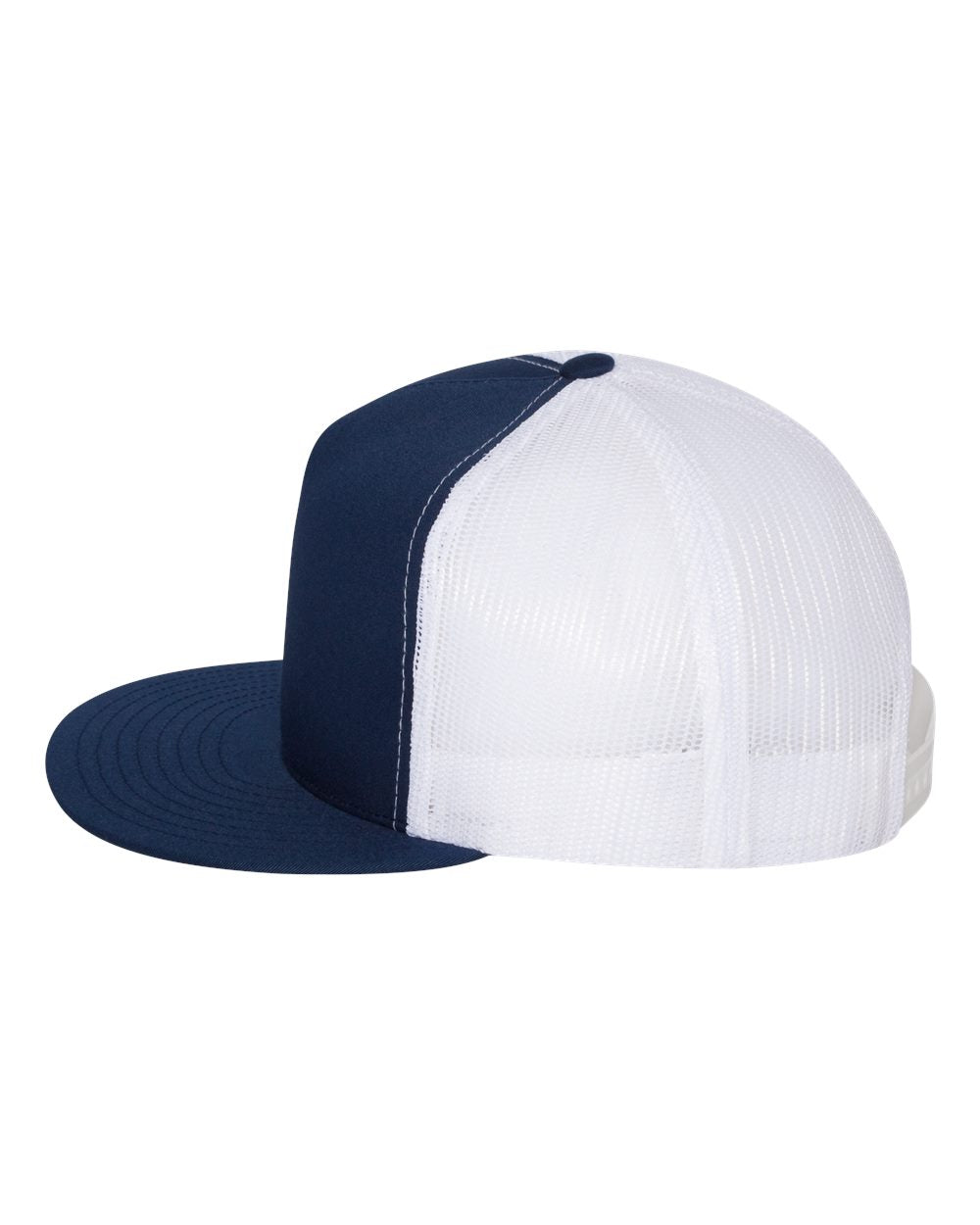 YP Classics, Yupoong 6006 Flat Bill Trucker Cap - Blank