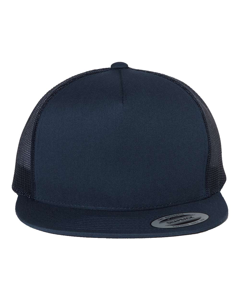YP Classics, Yupoong 6006 Flat Bill Trucker Cap - Blank