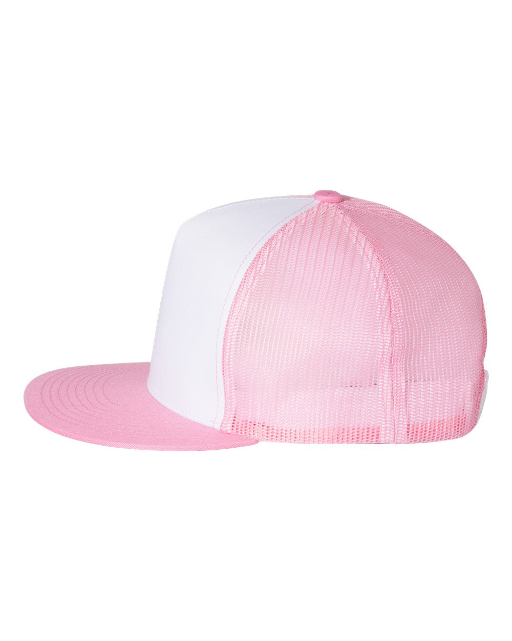 YP Classics, Yupoong 6006 Flat Bill Trucker Cap - Blank