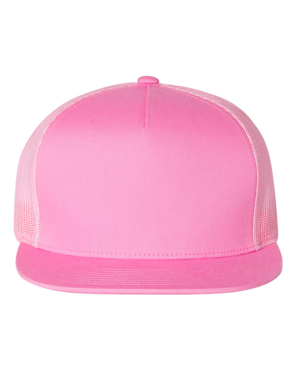 YP Classics, Yupoong 6006 Flat Bill Trucker Cap - Blank