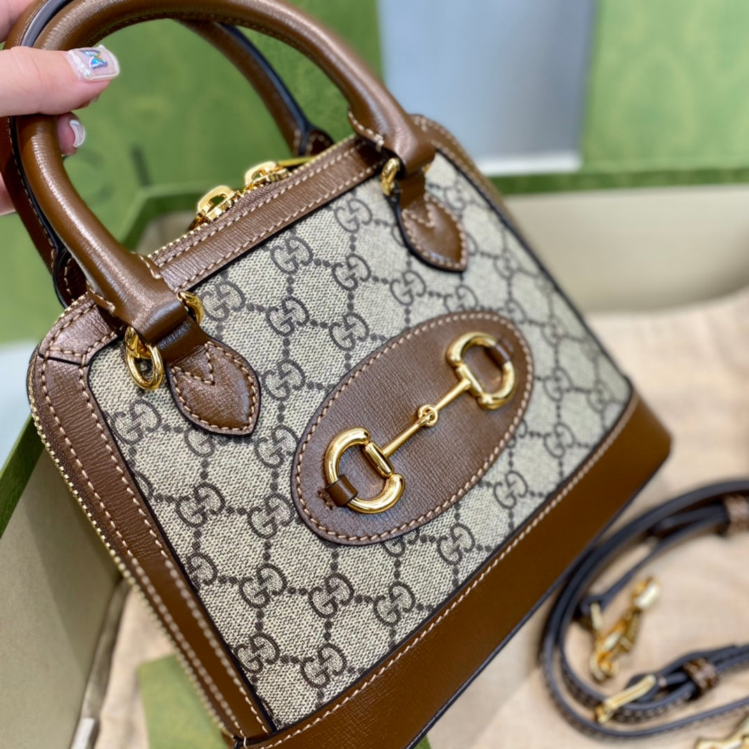 Gucci 1955 Horsebit Mini Dome Shoulder Bag
