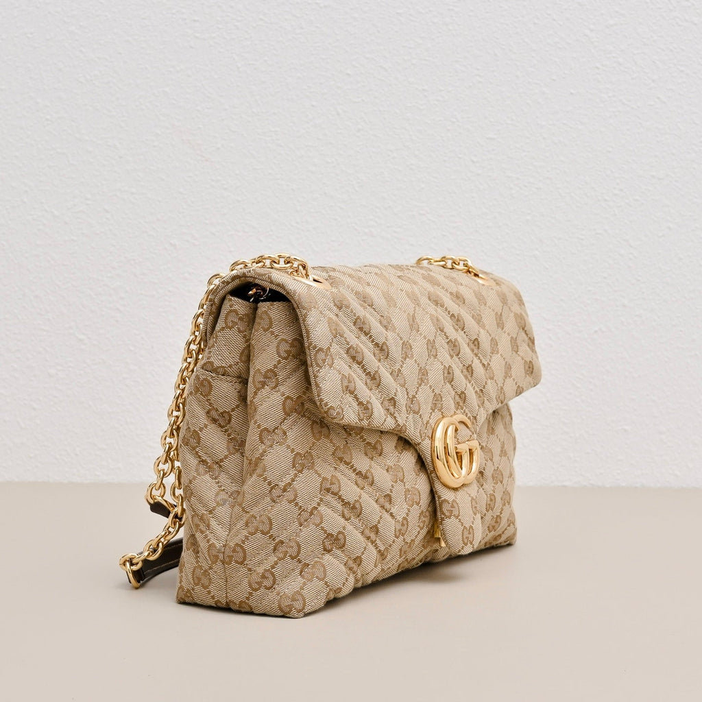 Gucci GG Marmont Medium Canvas Shoulder Bag
