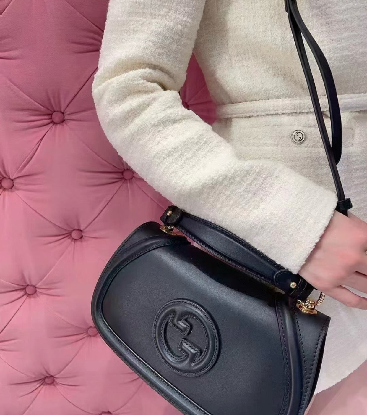 Gucci GG Emblem Mini Tote Bag – 855491