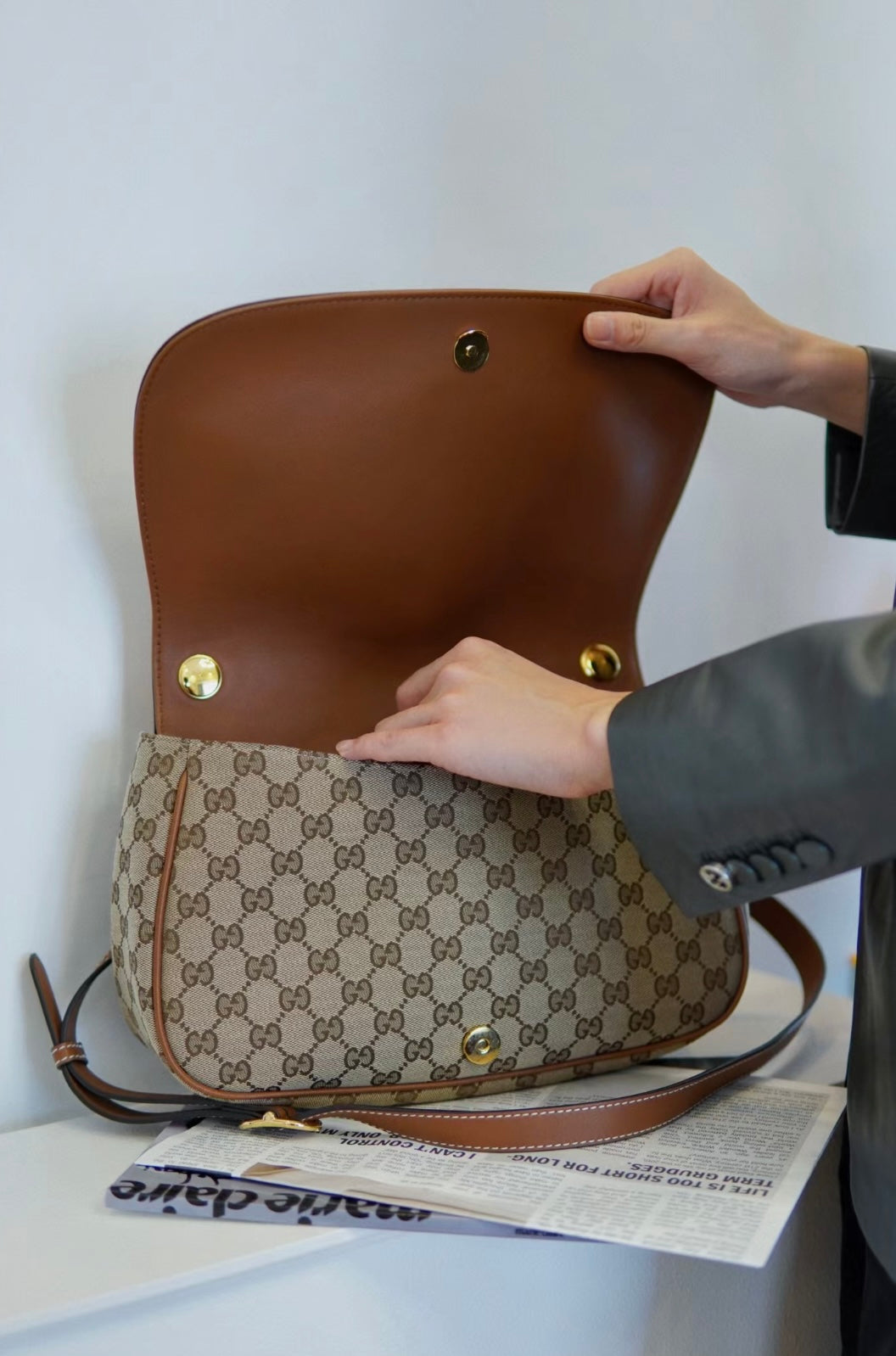 Gucci GG Emblem Mini Tote Bag – 815714