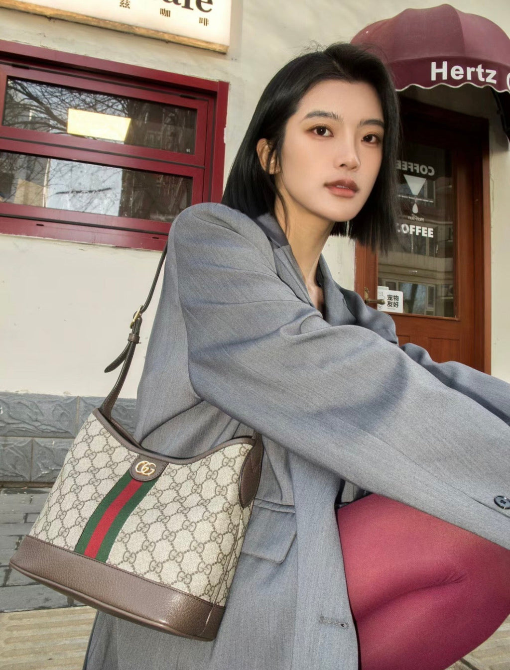 Gucci Ophidia GG Supreme Bucket Bag – 781402