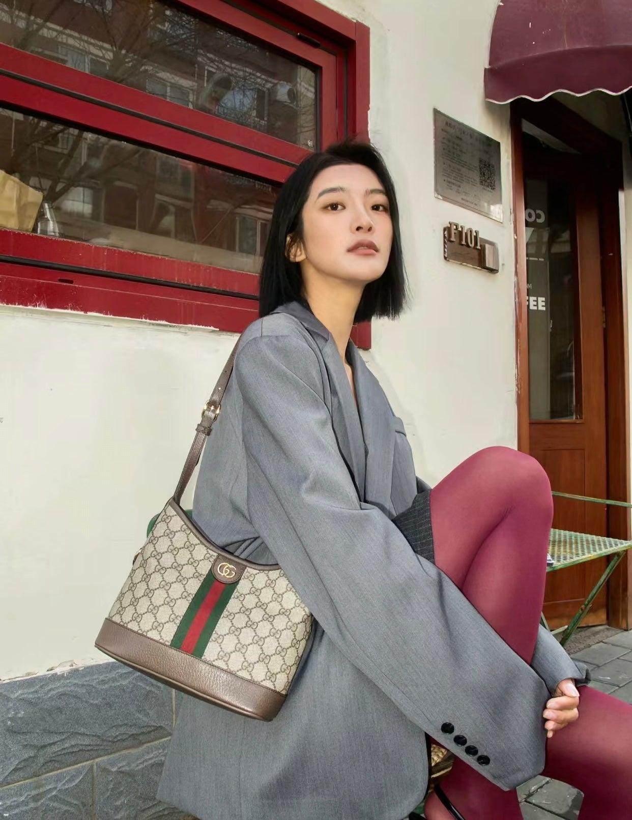 Gucci Ophidia GG Supreme Bucket Bag – 781402