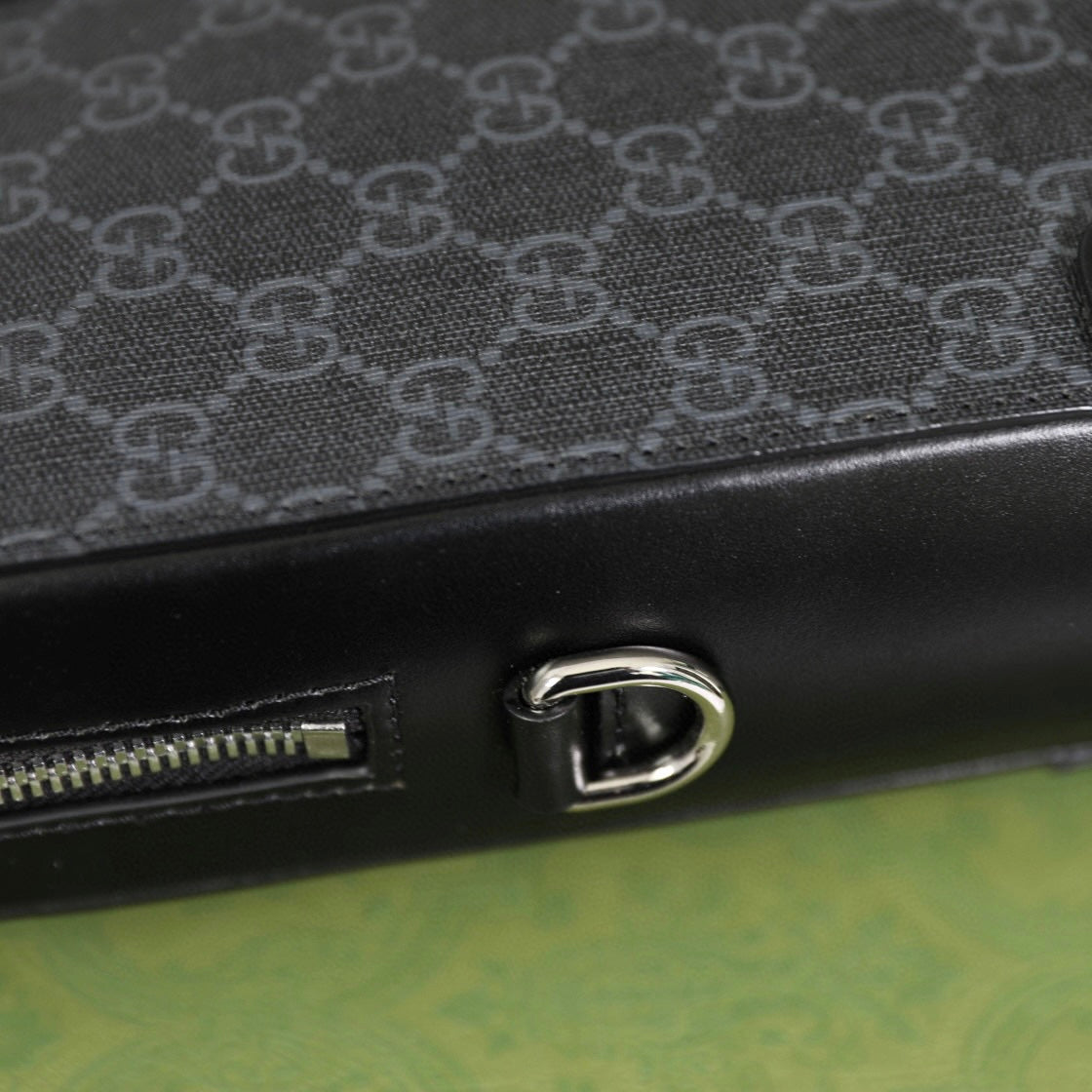 Gucci GG Black Briefcase – 474135
