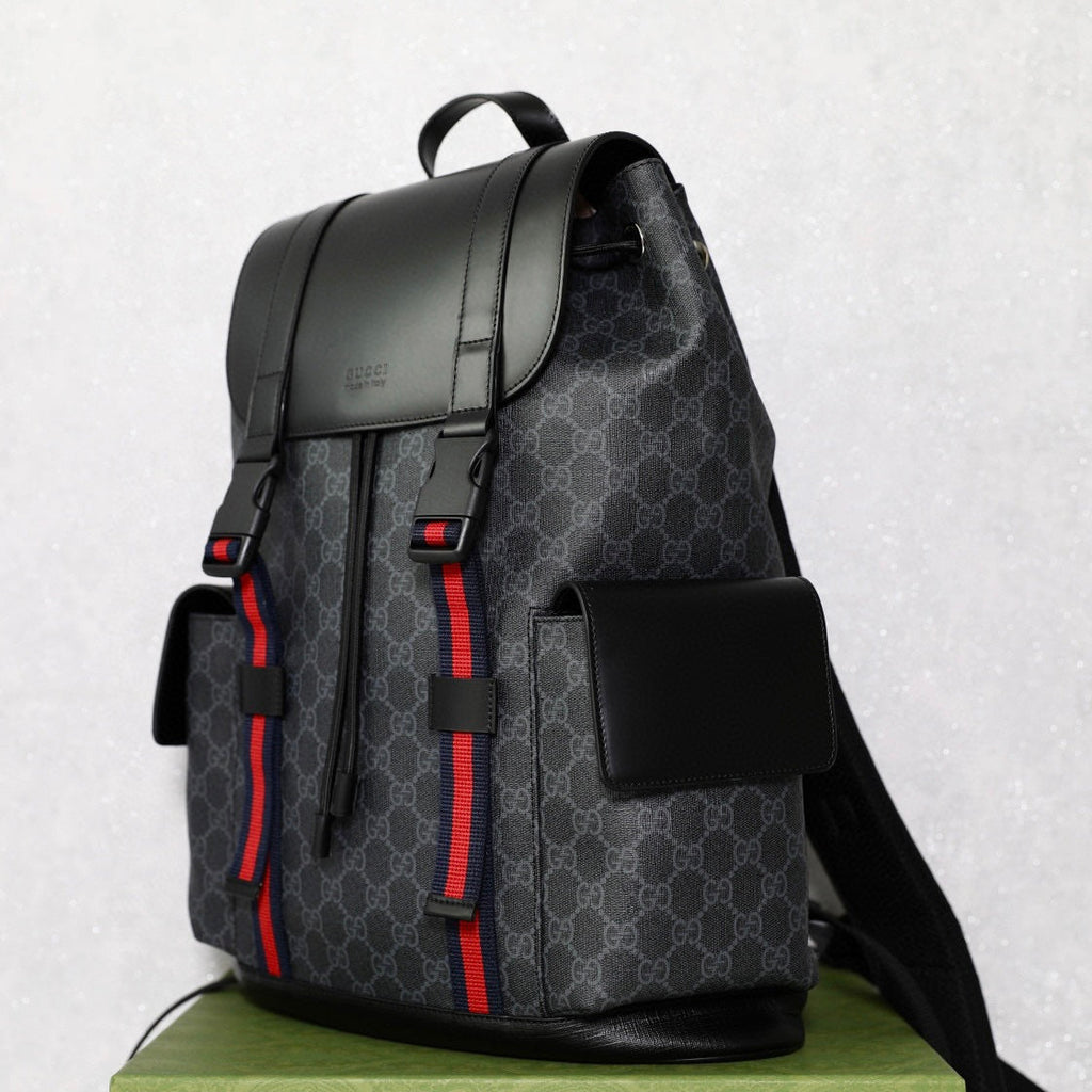 Gucci GG Black Backpack – 495563