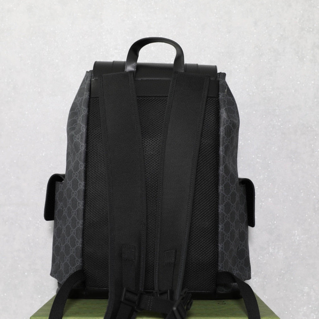 Gucci GG Black Backpack – 495563