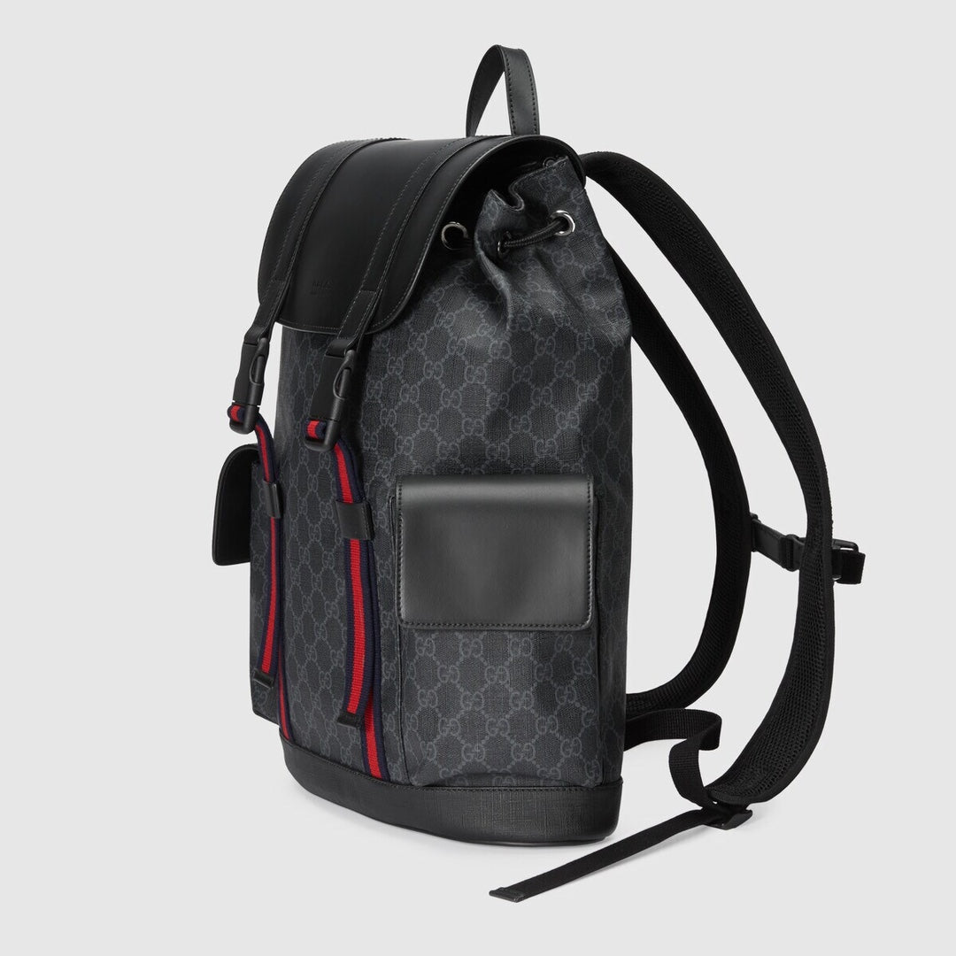 Gucci GG Black Backpack – 495563