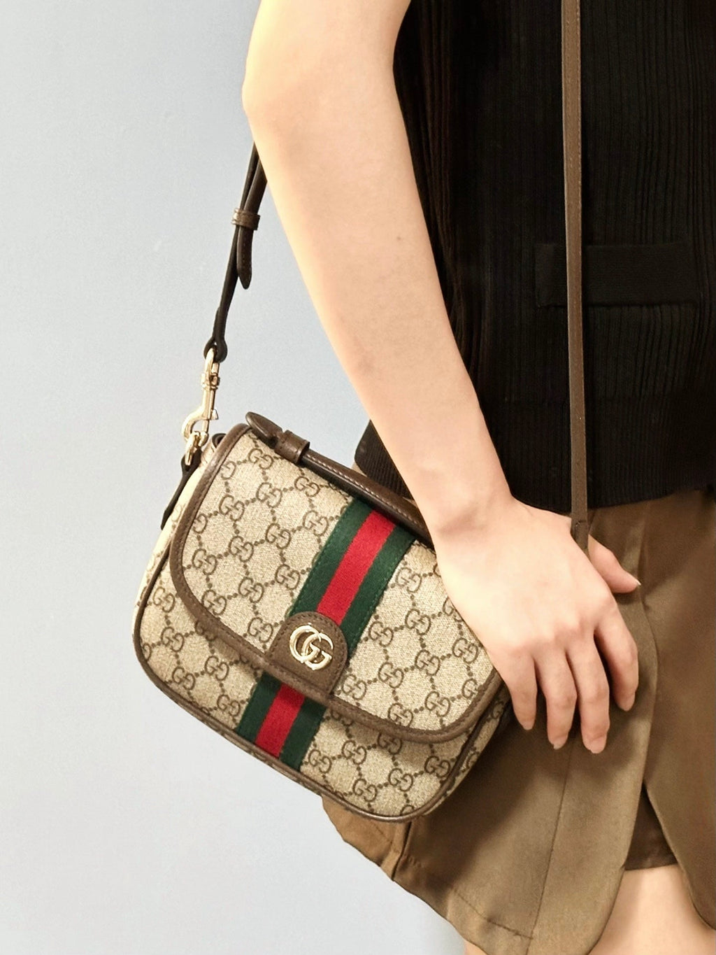 Gucci Ophidia Mini Top Handle Shoulder Bag – 836843
