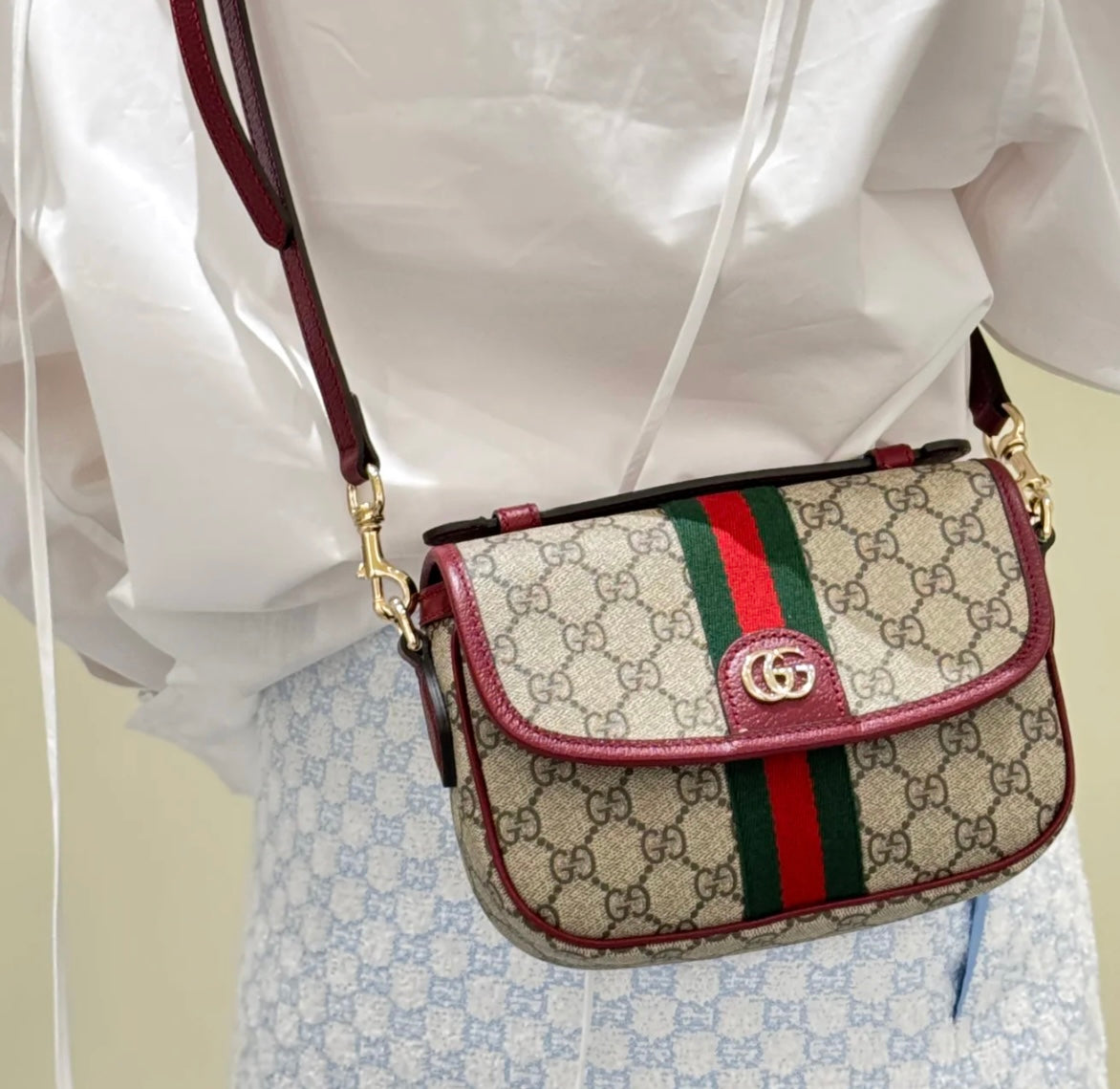 Gucci Ophidia Mini Top Handle Shoulder Bag – 836843