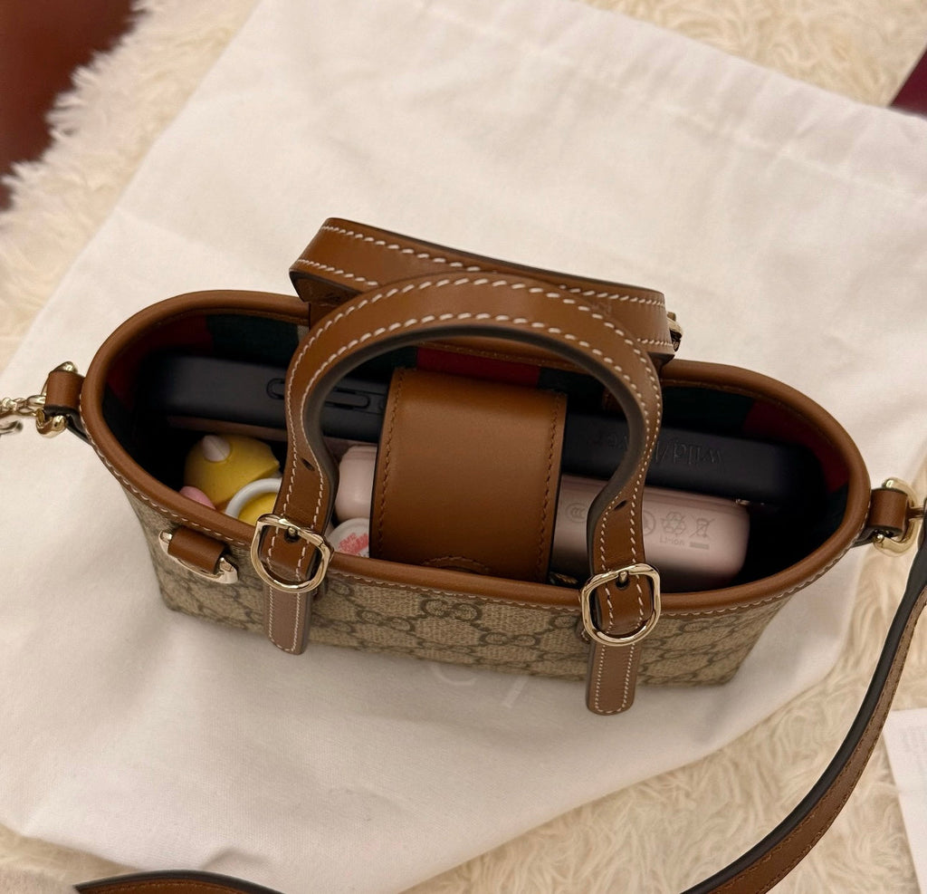Gucci GG Emblem Mini Tote Bag – 855491