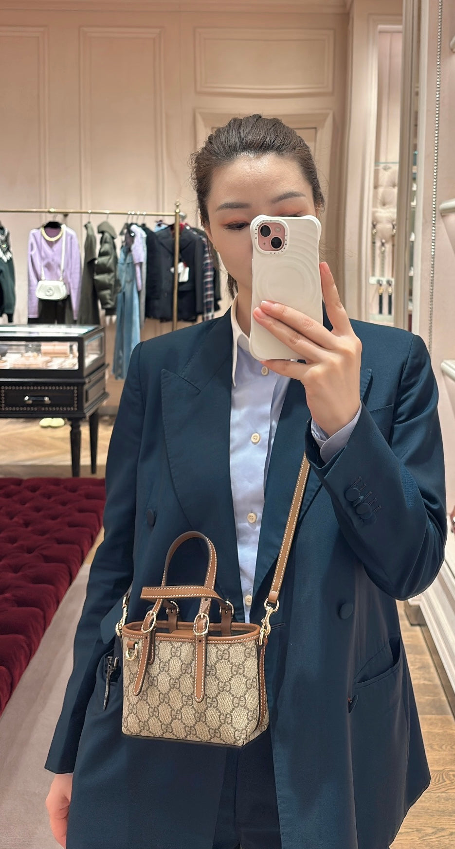Gucci GG Emblem Mini Tote Bag – 855491
