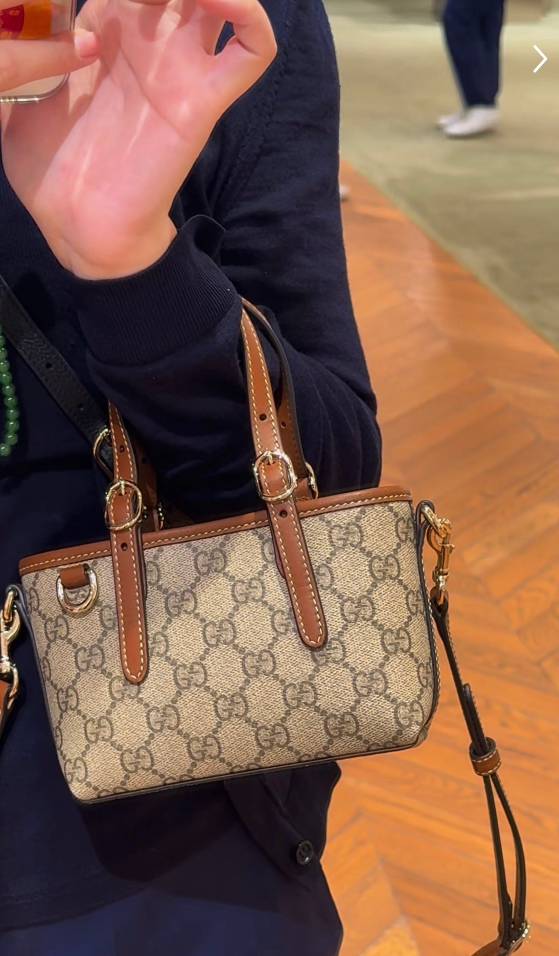 Gucci GG Emblem Mini Tote Bag – 855491