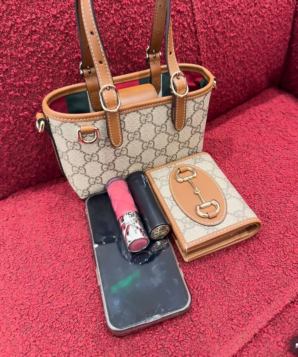 Gucci GG Emblem Mini Tote Bag – 855491