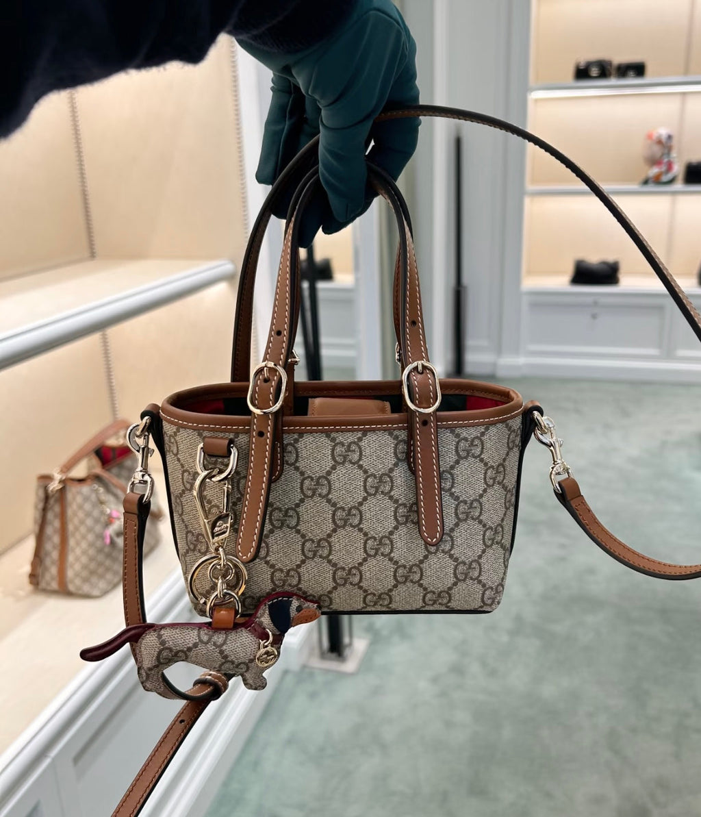 Gucci GG Emblem Mini Tote Bag – 855491