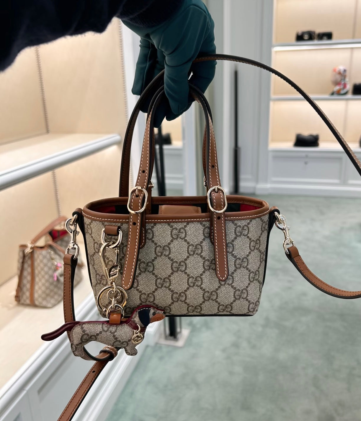 Gucci GG Emblem Mini Tote Bag – 855491