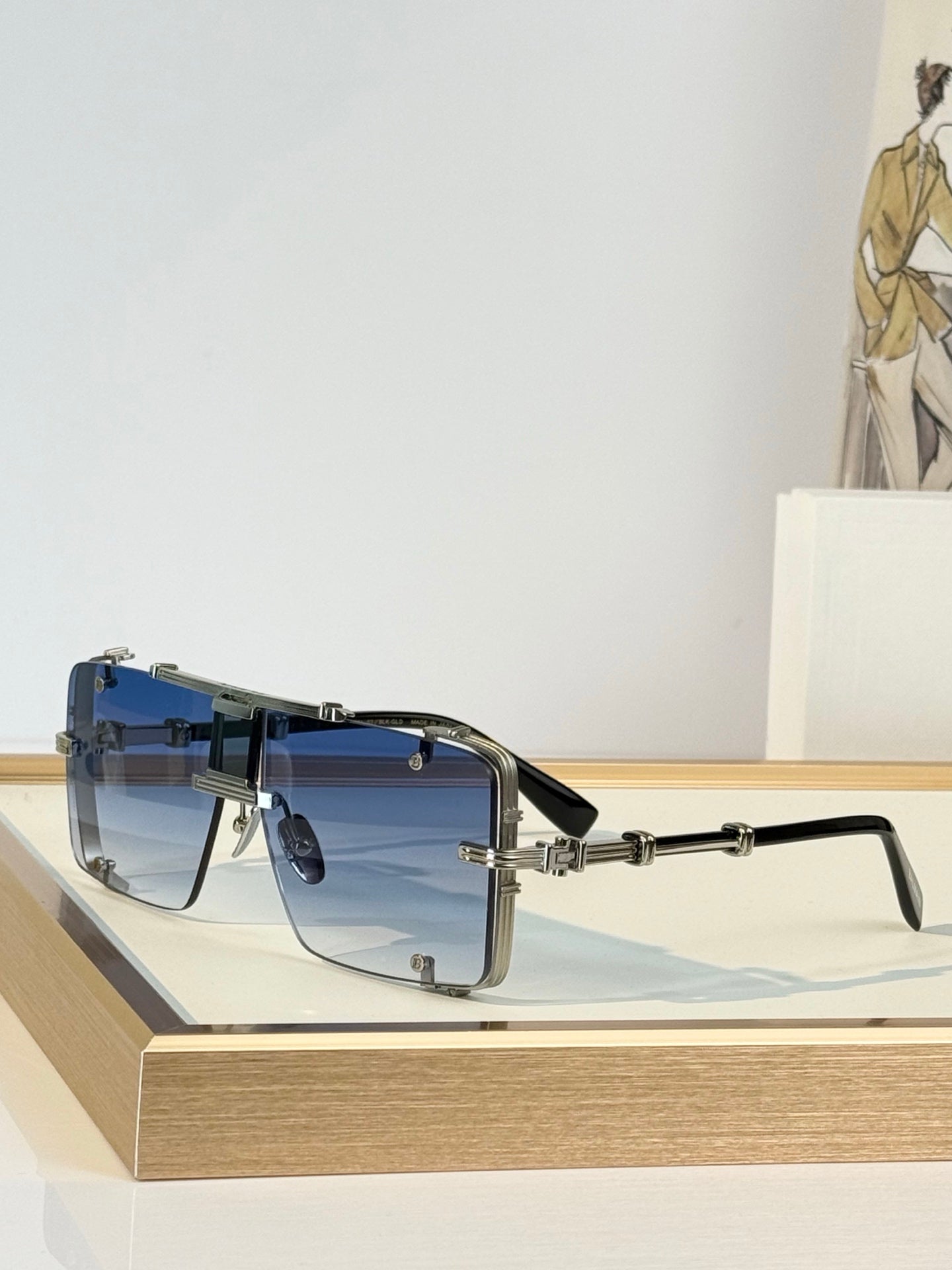Balmain Sunglasses – BPS-271-63//BLK-GLD
